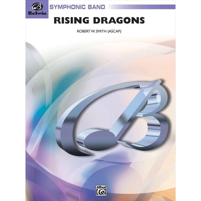 (楽譜) ライジング・ドラゴンズ / 作曲:ロバート・W・スミス (吹奏楽)(スコア+パート譜セット)