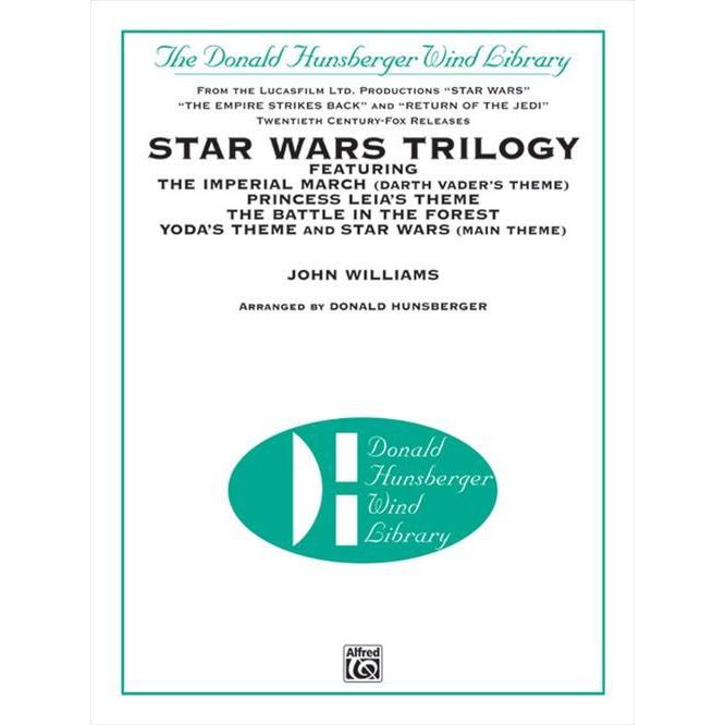 (楽譜) スター・ウォーズ・トリロジー / 作曲:ジョン・ウィリアムズ / 編曲:ドナルド・ハンスバーガー (吹奏楽)(スコア+パート譜セット)