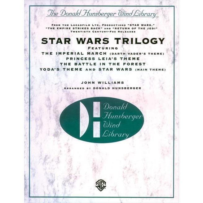 (楽譜) スター・ウォーズ・トリロジー / 作曲:ジョン・ウィリアムズ / 編曲:ドナルド・ハンスバーガー (吹奏楽)(大判フルスコアのみ)