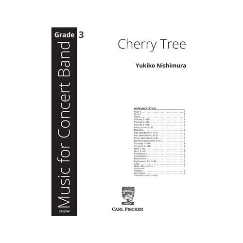 (楽譜) Cherry Tree / 作曲:西邑由記子 (吹奏楽)(スコアのみ)
