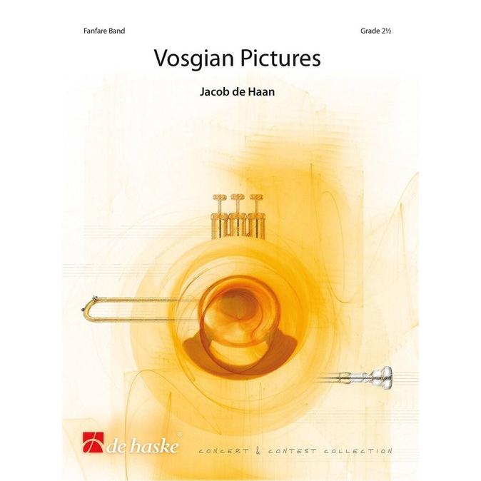 (楽譜) ヴォージュ山脈の風景 / 作曲:ヤコブ・デハーン (ファンファーレオルケスト)(スコア+パート譜セット)