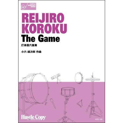 (楽譜) The Game / 作曲:小六禮次郎 (打楽器六重奏)(スコア+パート譜セット)