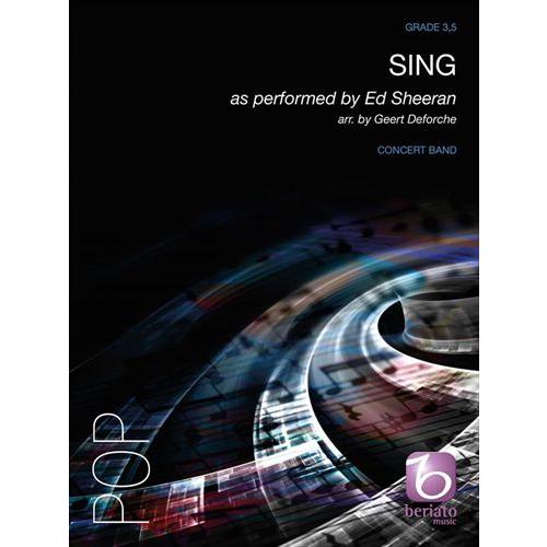 (楽譜) シング(エド・シーラン) / 編曲:ヘルト・デフォルヒェ (吹奏楽)(スコア+パート譜セット)