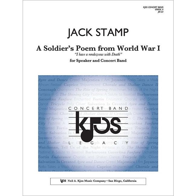 (楽譜) 第一次世界大戦の兵士の詩 / 作曲:ジャック・スタンプ (吹奏楽)(スコア+パート譜セット)
