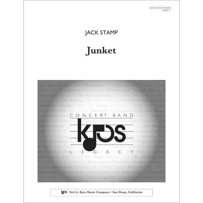 (楽譜) ジャンケット / 作曲:ジャック・スタンプ (吹奏楽)(スコアのみ)