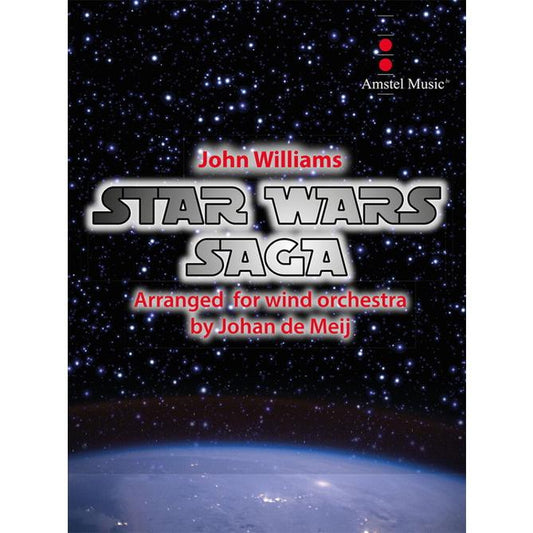 (楽譜) スター・ウォーズ・サーガ / 作曲：ジョン・ウィリアムズ　編曲：ヨハン・デメイ (吹奏楽)(スコア+パート譜セット)