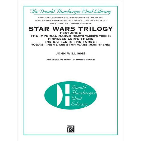 (楽譜) スター・ウォーズ・トリロジー / 作曲：ジョン・ウィリアムズ / 編曲：ドナルド・ハンスバーガー (吹奏楽)(スコア+パート譜セット)