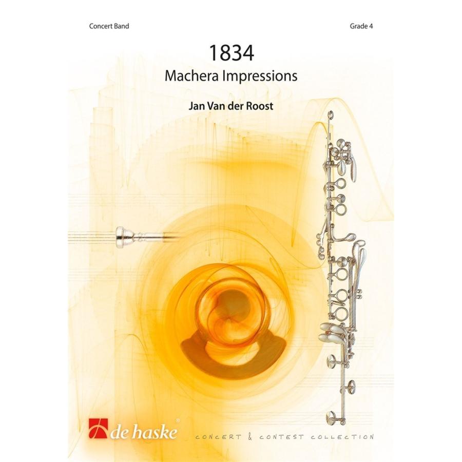 (楽譜) 1834：マケラの印象 / 作曲：ヤン・ヴァンデルロースト (吹奏楽)(スコア+パート譜セット)