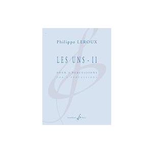 (楽譜) レザンII / 作曲：フィリップ・ルルー (打楽器3重奏)