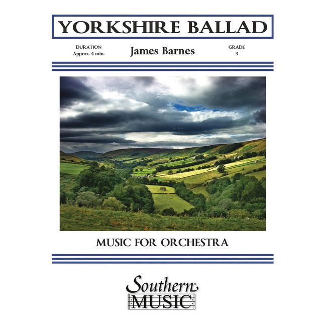 (楽譜) ヨークシャー・バラード（管弦楽版） / 作曲：ジェイムズ・バーンズ (管弦楽/オーケストラ)(スコア+パート譜セット)