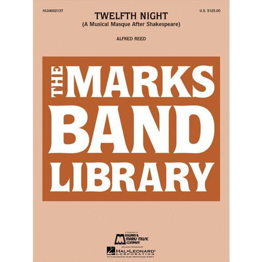 (楽譜) 十二夜 / 作曲：アルフレッド・リード(吹奏楽)(大判フルスコアのみ)