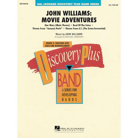 (楽譜) ジョン・ウィリアムズ：ムービー・アドベンチャーズ / 編曲：マイケル・スウィーニー (吹奏楽)(スコア+パート譜セット)