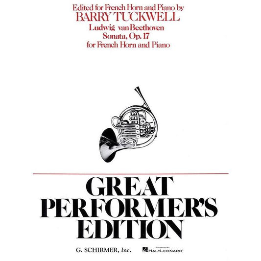 (楽譜) ホルン・ソナタ　ヘ長調　作品17 / 作曲：ベートーヴェン　編曲：バリー・タックウェル (ホルン＆ピアノ)