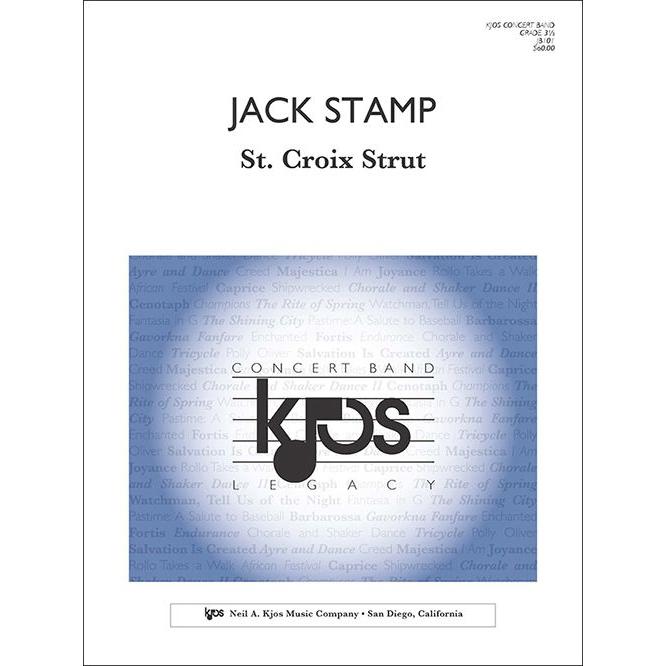 (楽譜) セントクロイ・ストラット / 作曲：ジャック・スタンプ (吹奏楽)(スコア+パート譜セット)