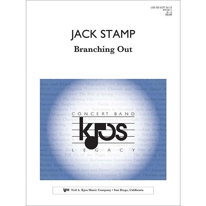 (楽譜) ブランチング・アウト / 作曲：ジャック・スタンプ (吹奏楽)(スコア+パート譜セット)