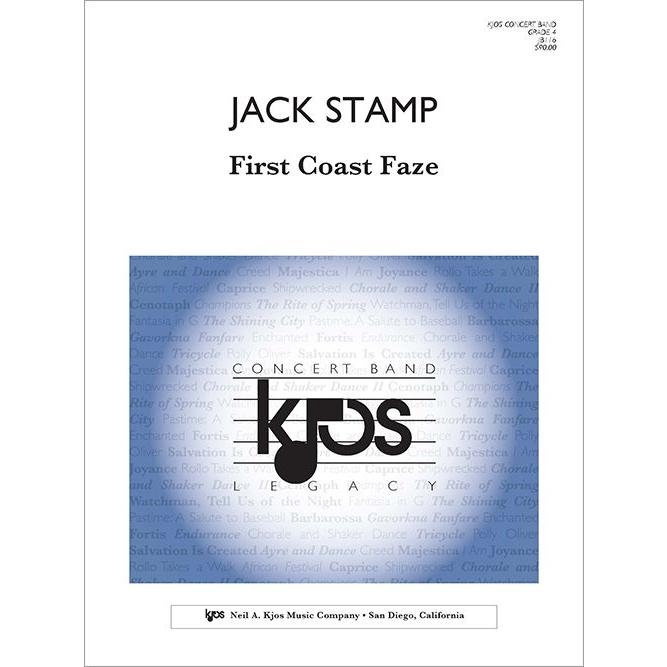 (楽譜) ファースト・コースト・フェイズ / 作曲：ジャック・スタンプ (吹奏楽)(スコア+パート譜セット)