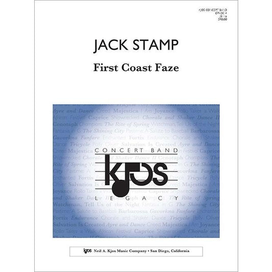 (楽譜) ファースト・コースト・フェイズ / 作曲：ジャック・スタンプ (吹奏楽)(スコア+パート譜セット)