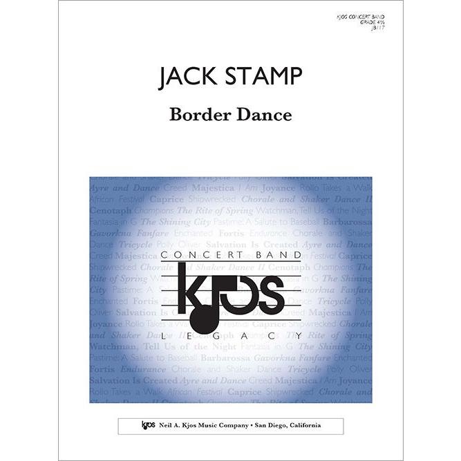 (楽譜) ボーダー・ダンス / 作曲：ジャック・スタンプ (吹奏楽)(スコア+パート譜セット)