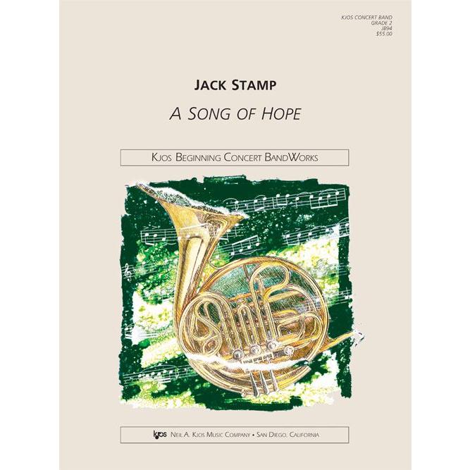 (楽譜) 希望の歌 / 作曲：ジャック・スタンプ (吹奏楽)(スコア+パート譜セット)