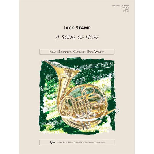 (楽譜) 希望の歌 / 作曲：ジャック・スタンプ (吹奏楽)(スコア+パート譜セット)