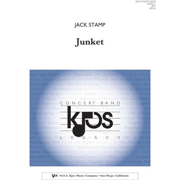 (楽譜) ジャンケット / 作曲：ジャック・スタンプ (吹奏楽)(スコア+パート譜セット)