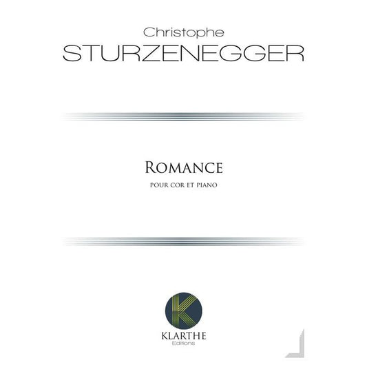 (楽譜) ロマンス / 作曲：クリストフ・シュトゥルツェンエッガー (ホルン＆ピアノ)