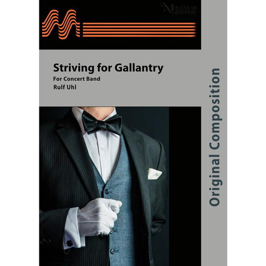 (楽譜) 勇猛果敢への努力：主題とファンファーレ / 作曲：ラルフ・ウール (吹奏楽)(スコア+パート譜セット)