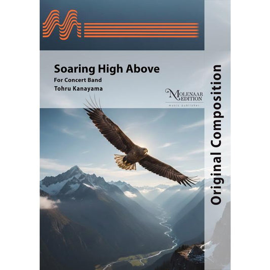 (楽譜) Soaring High Above / 作曲：金山徹 (吹奏楽)(スコア+パート譜セット)