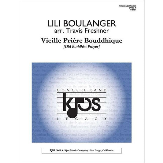 (楽譜) 古い仏教徒の祈り / 作曲：リリ・ブーランジェ　編曲：トラヴィス・フレッシュナー (吹奏楽)(スコア+パート譜セット)